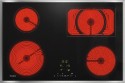 Taque vitrocéramique  Bord Inox 75cm