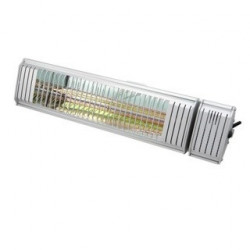 Rad de terrasse argent 2000W + RC + IP65